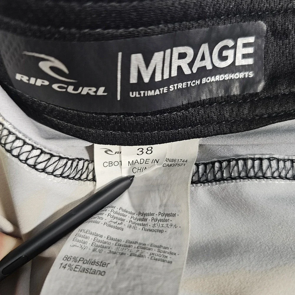 Rip Curl Mirage Board Shorts Mens 38 Tropical Floral Ultimate Stretch Surf Swim